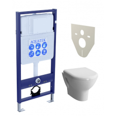 Комплект инсталляции AQUATEK Standart с подвесным унитазом VITRA Zentrum с сиденьем Комплект инсталляции AQUATEK Standart с подвесным унитазом VITRA Zentrum с сиденьем